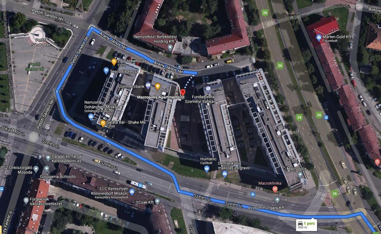 Macropolis Apartments Miskolc Ngoại thất bức ảnh